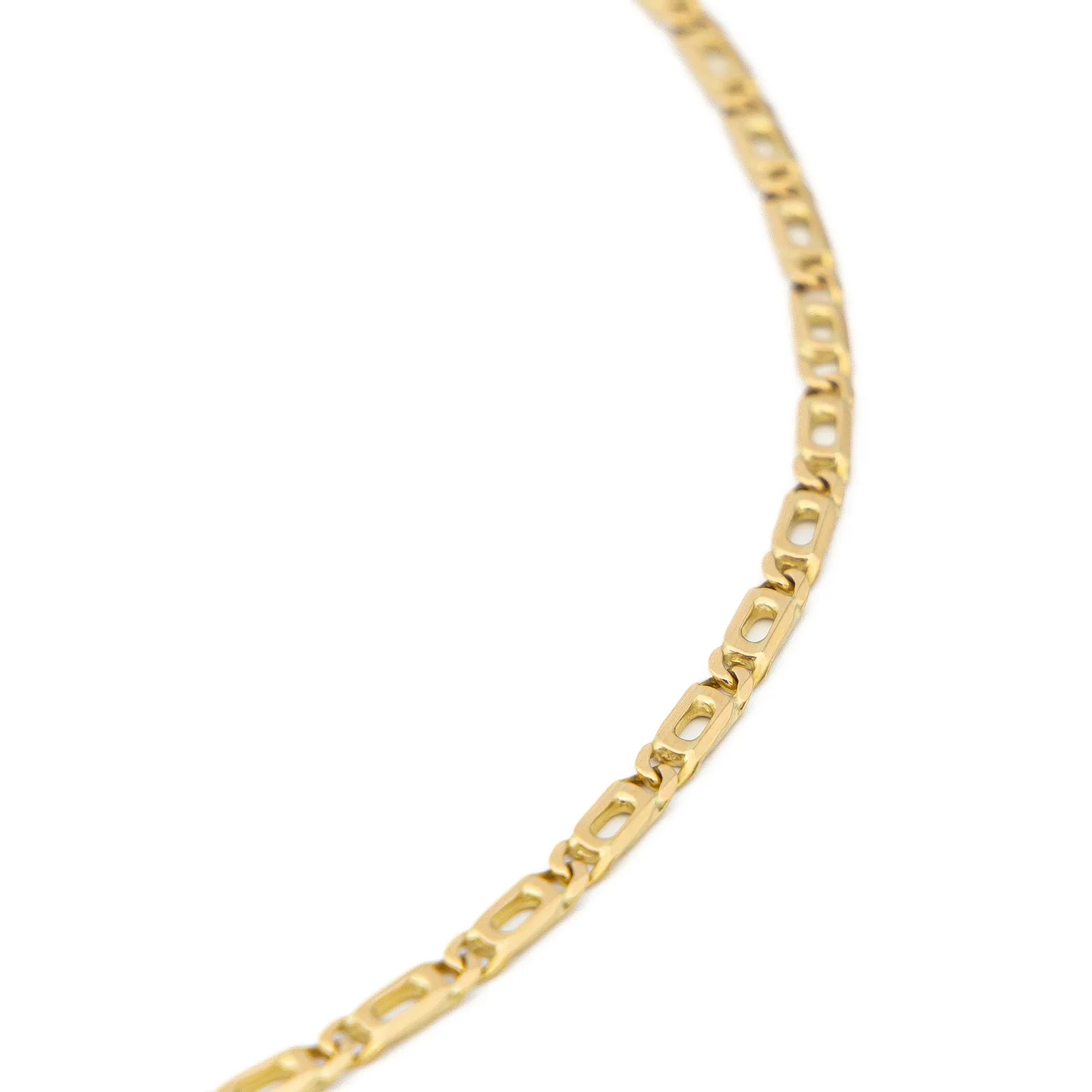 Collier Chaîne maille marine en or jaune - Image 7