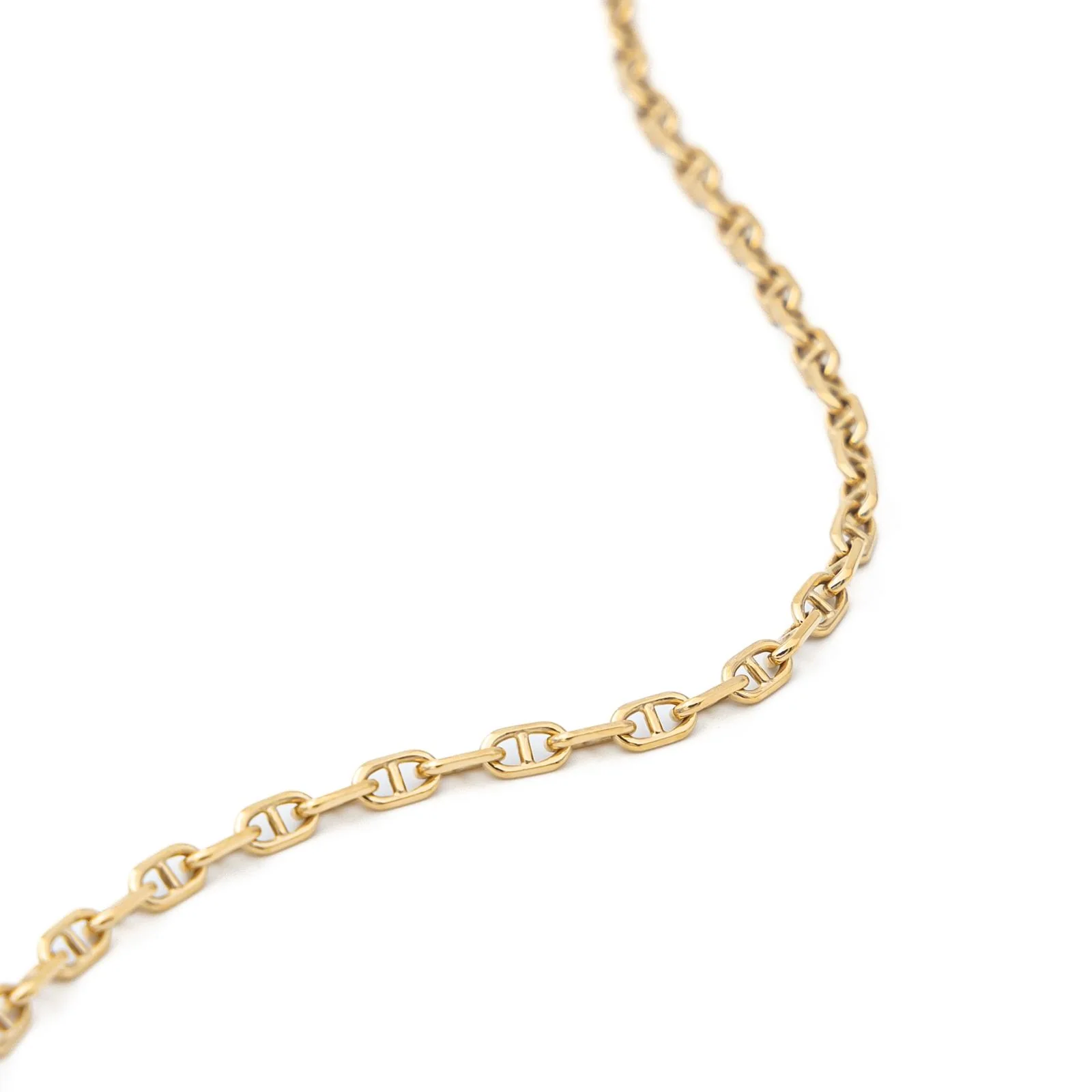 Collier Chaîne maille marine en or jaune - Image 7