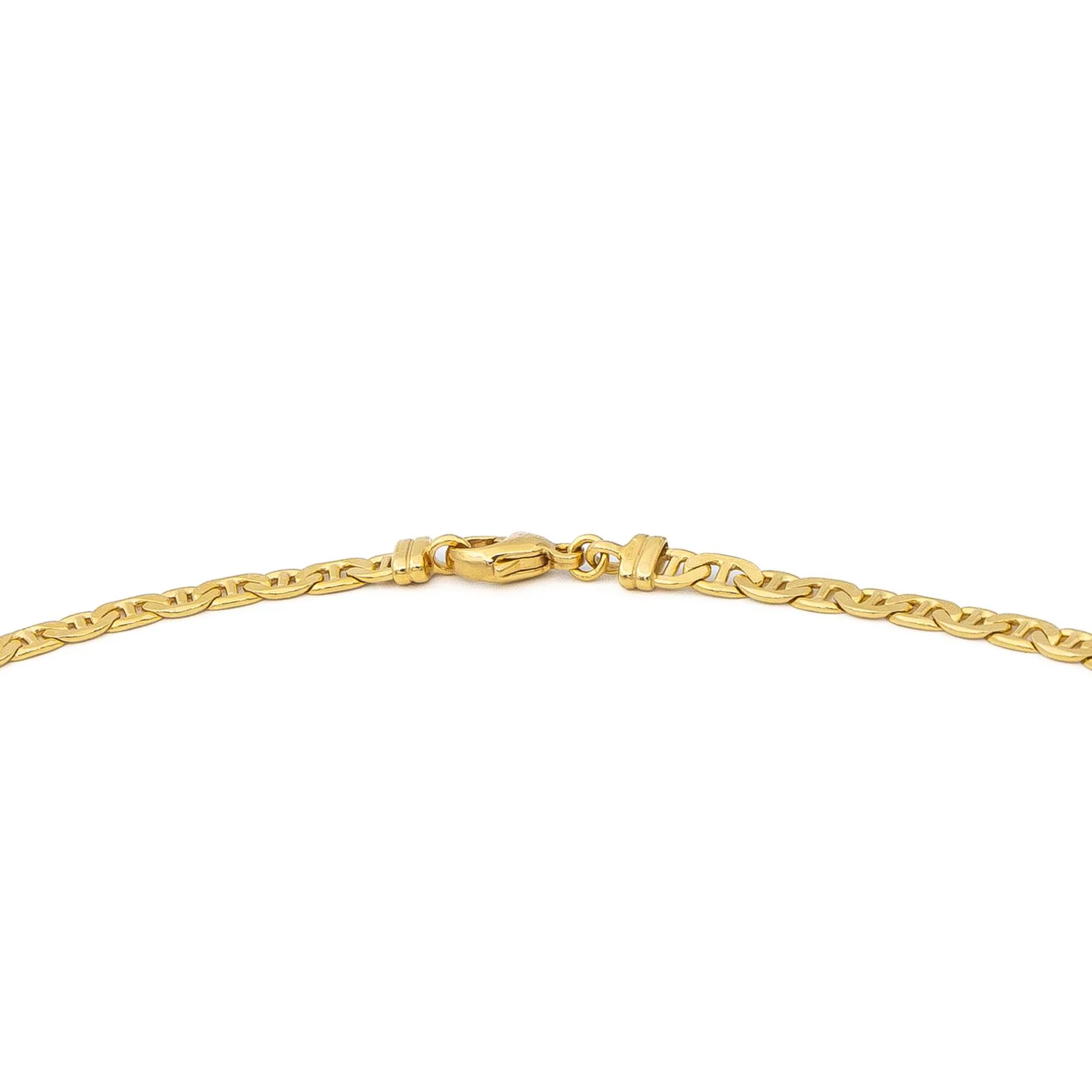 Collier Chaîne maille marine en or jaune - Image 5