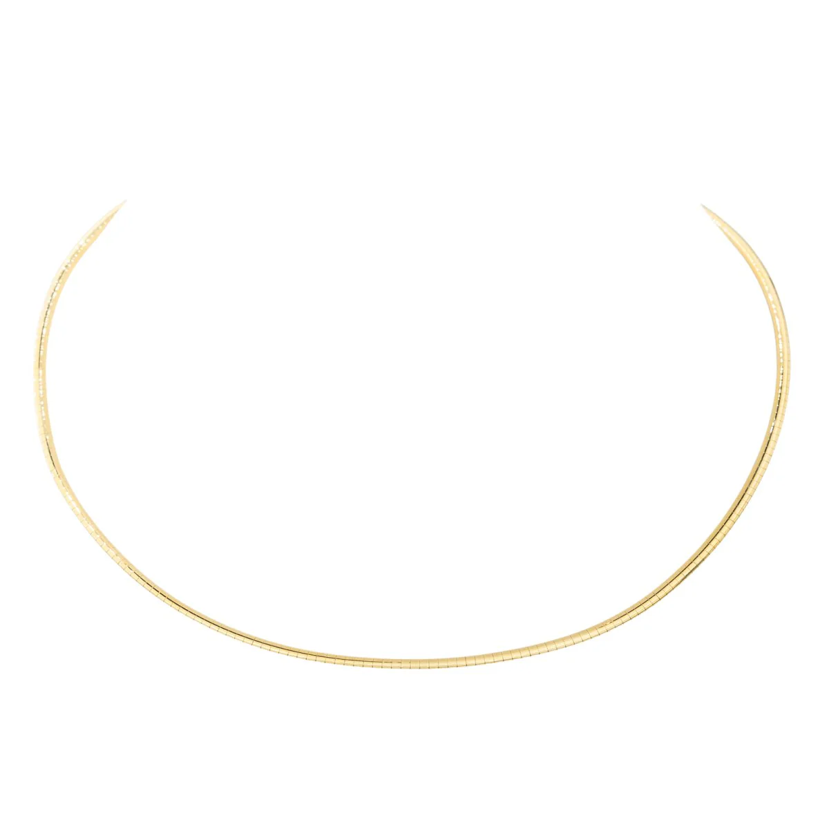 Collier Maille oméga Or blanc