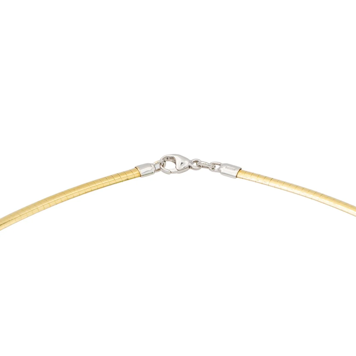 Collier Maille oméga Or blanc - Image 4