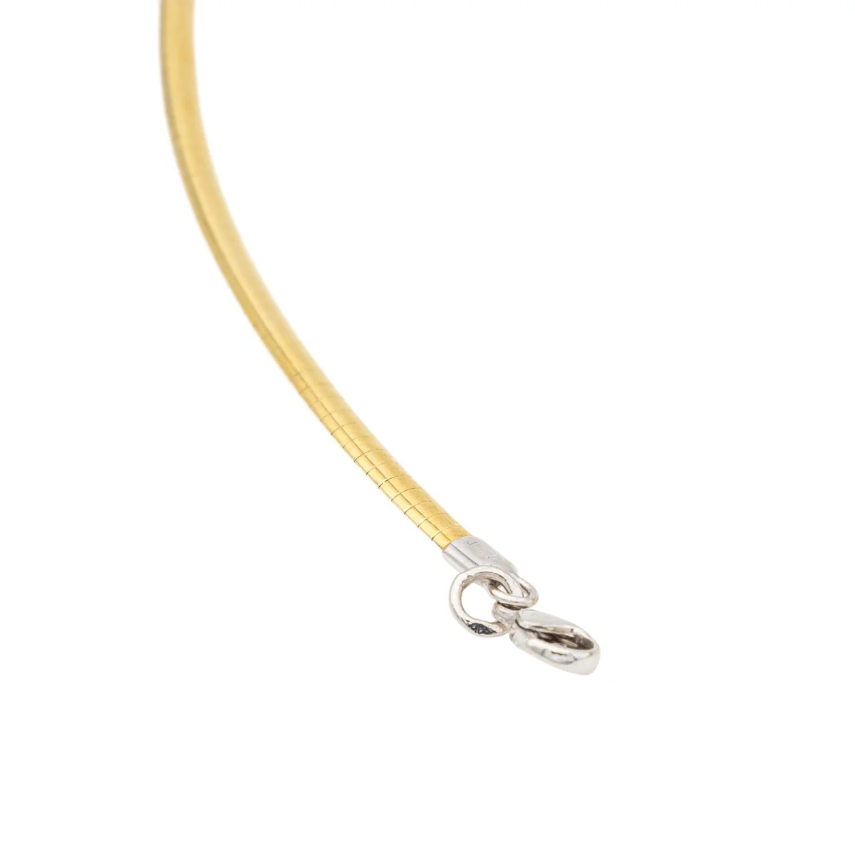 Collier Maille oméga Or blanc - Image 6