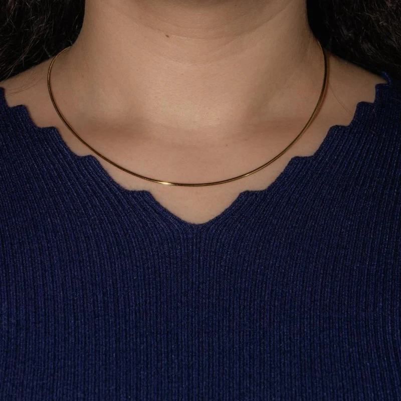Collier Maille en or jaune - Image 2