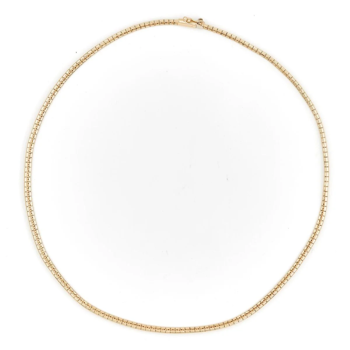Collier Maille oméga en or jaune