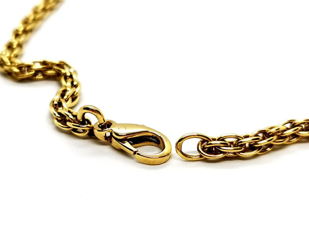 Collier Maille ovale Or jaune - Image 9