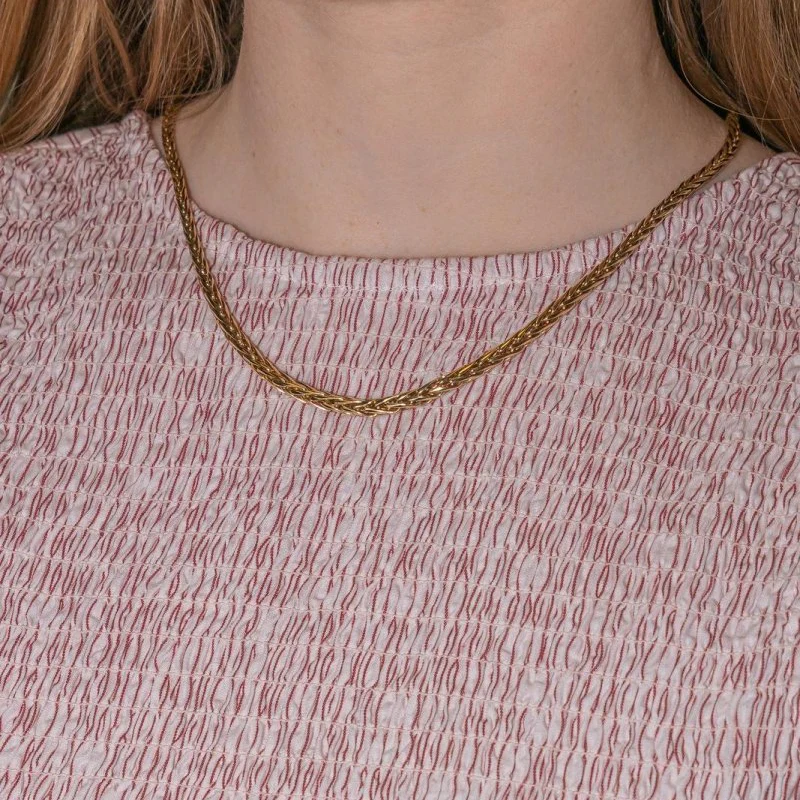 Collier Maille en or jaune - Image 2