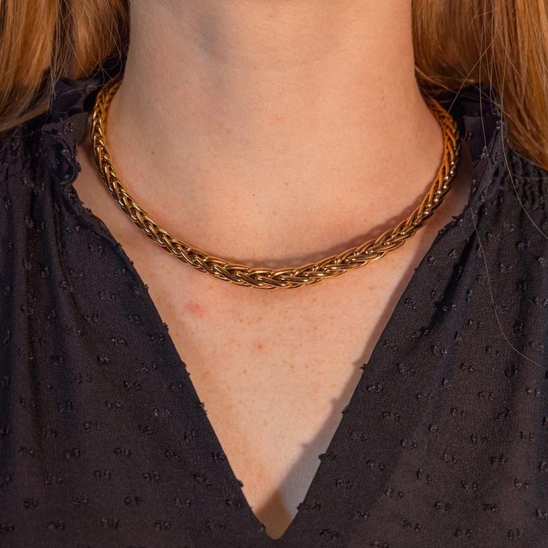 Collier Maille en or jaune - Image 2