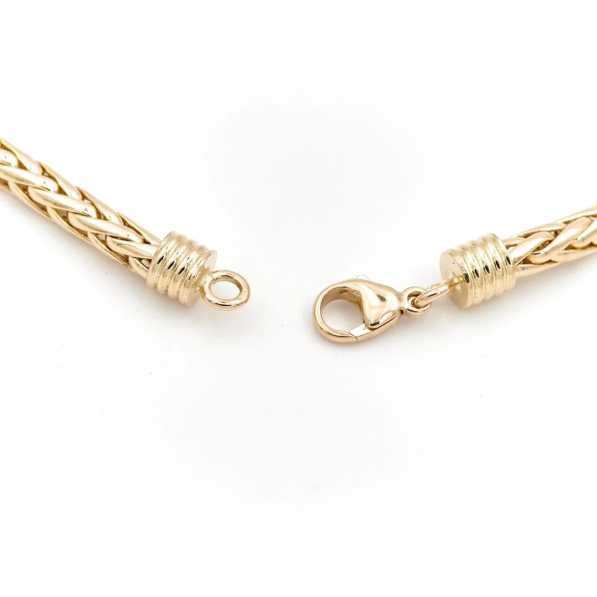 Collier Maille palmier en or jaune - Image 6