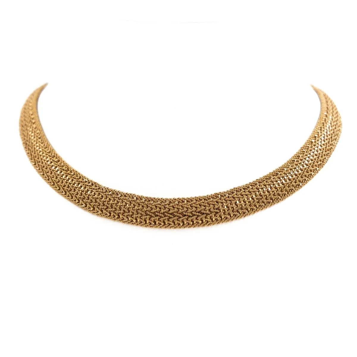 Collier Maille polonaise en or jaune