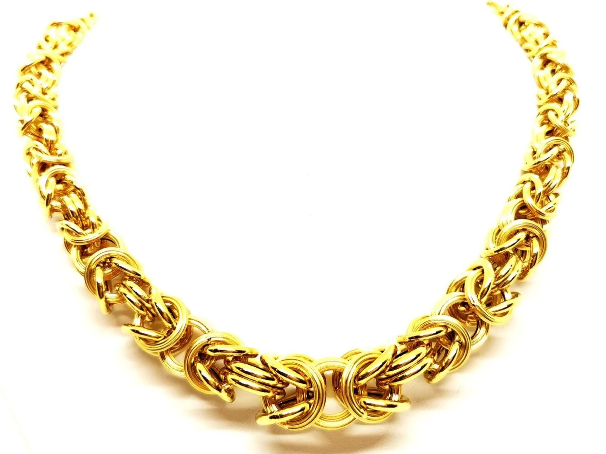 Collier Maille royale Or jaune - Image 5