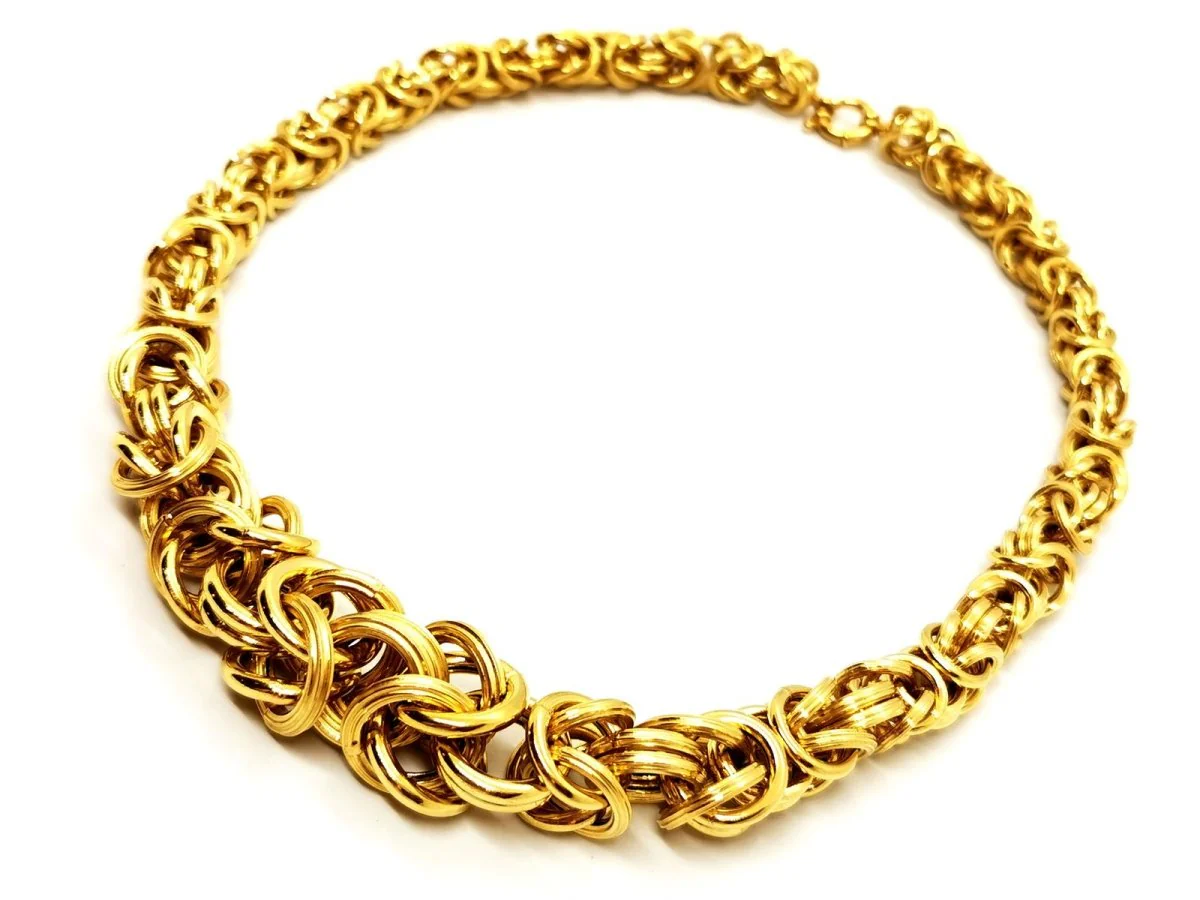 Collier Maille royale Or jaune - Image 6