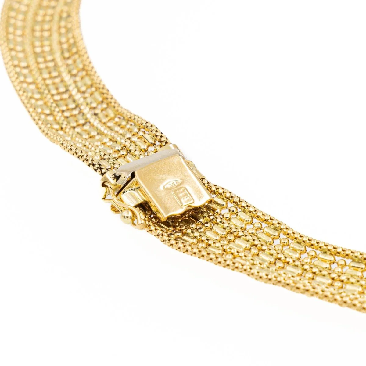 Collier Maille souple Or jaune - Image 4
