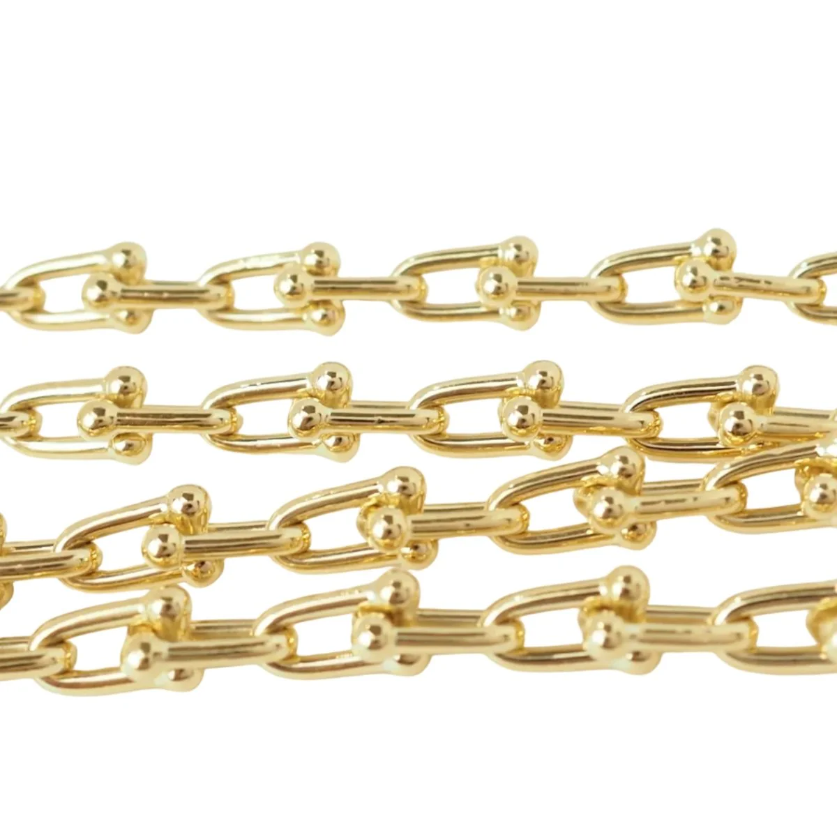 Collier Maille TIFFANY & CO. "HardWear" en or jaune - Image 3