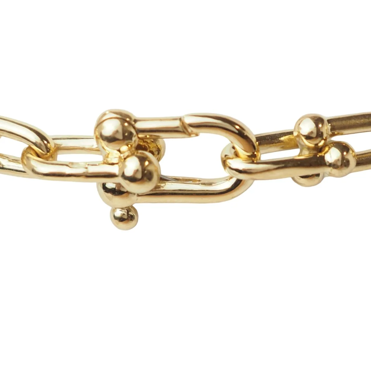 Collier Maille TIFFANY & CO. "HardWear" en or jaune - Image 4