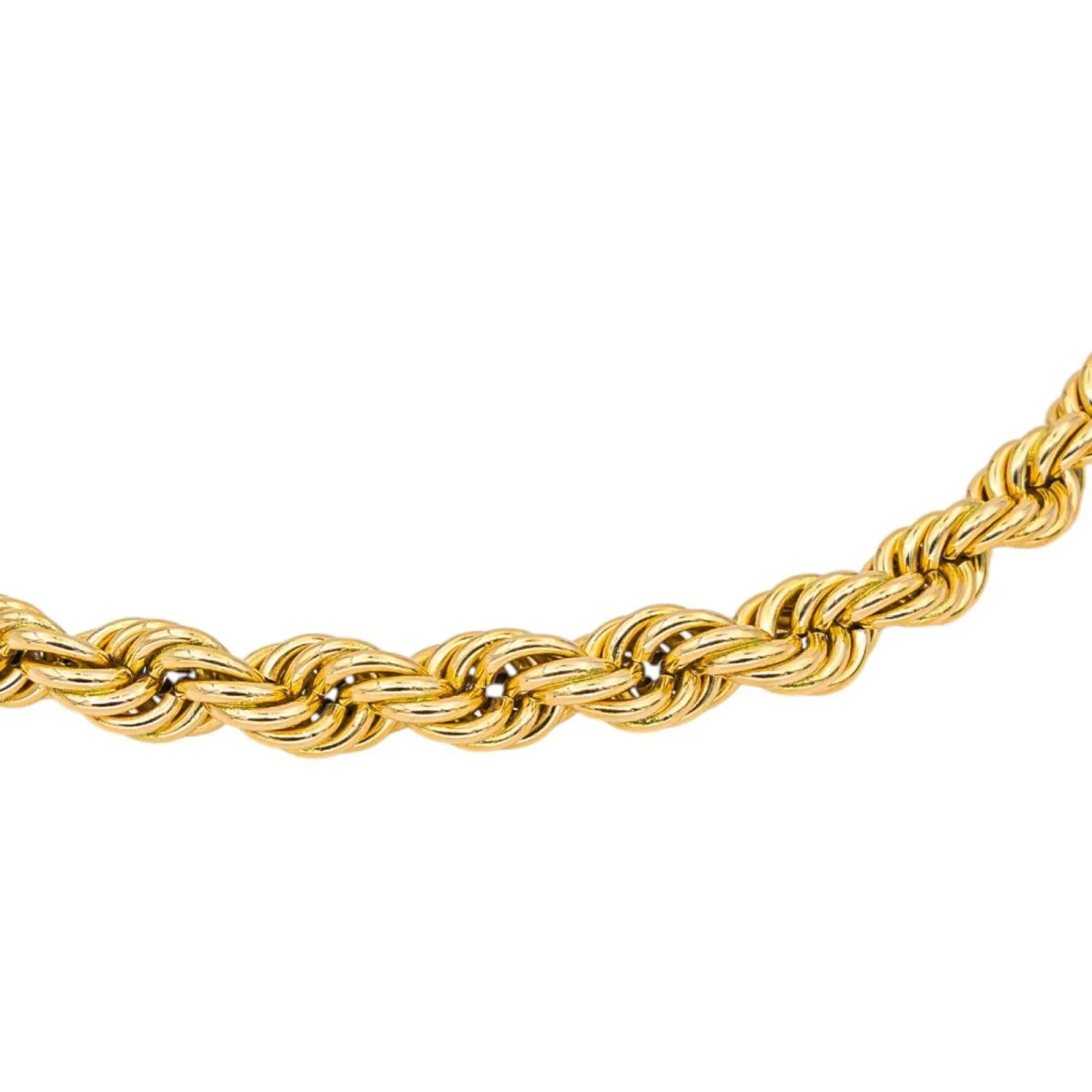 Collier Maille torsadée en or jaune - Image 5