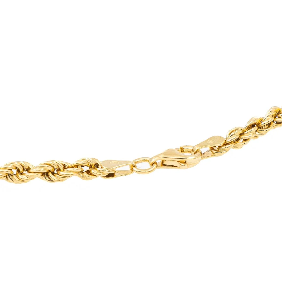 Collier Maille torsadée Or jaune - Image 4