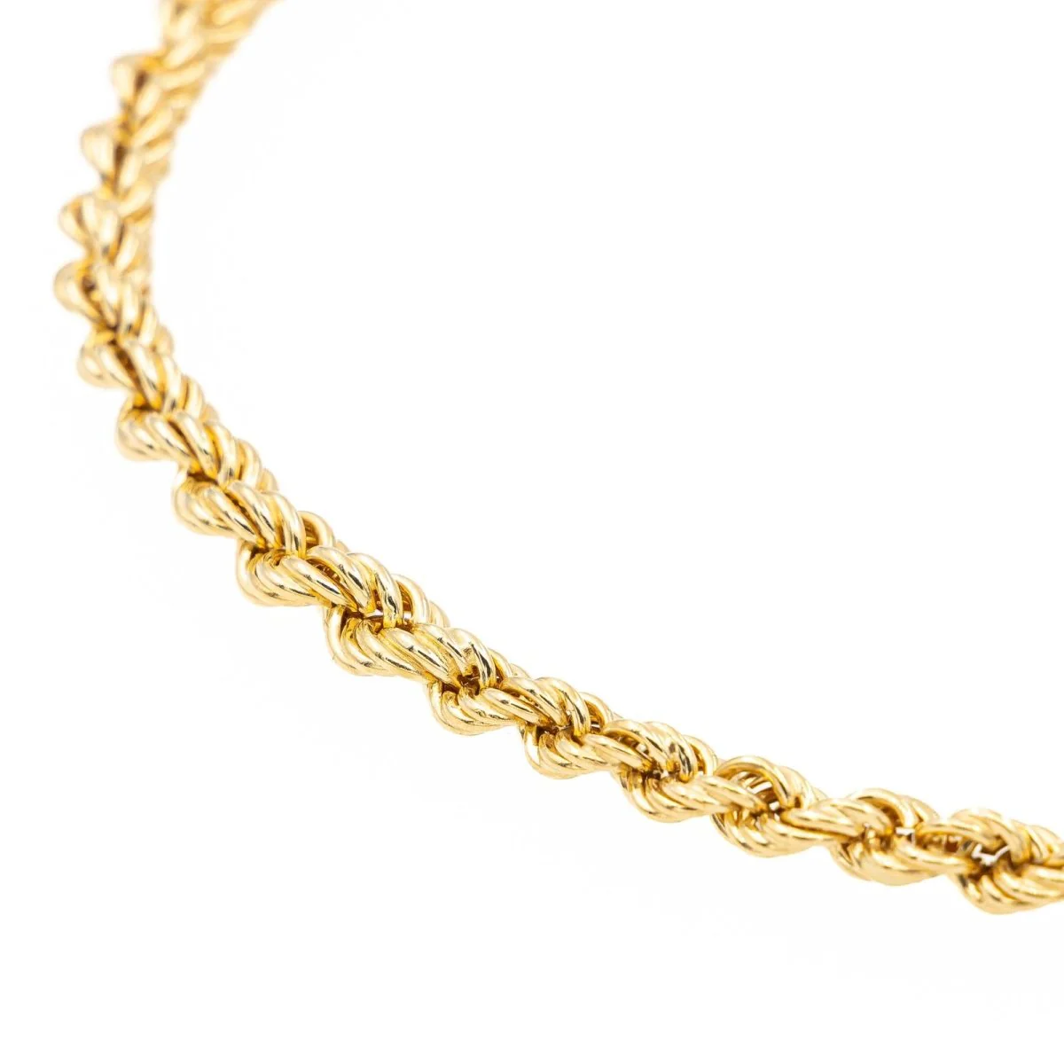Collier Maille torsadée Or jaune - Image 7