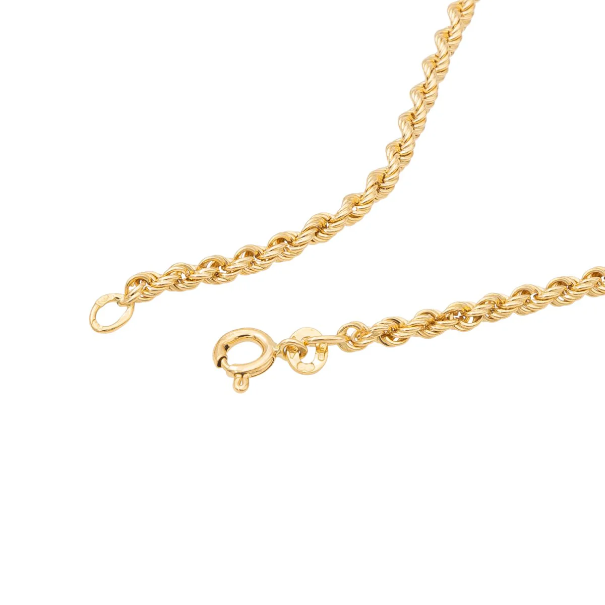 Collier Maille torsadée en or jaune - Image 4