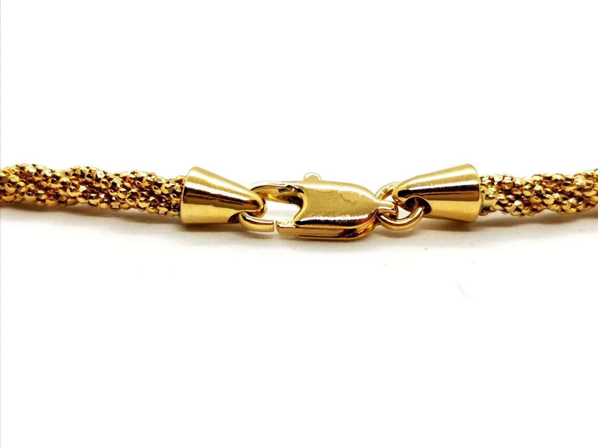 Collier Maille torsadée Or jaune - Image 6
