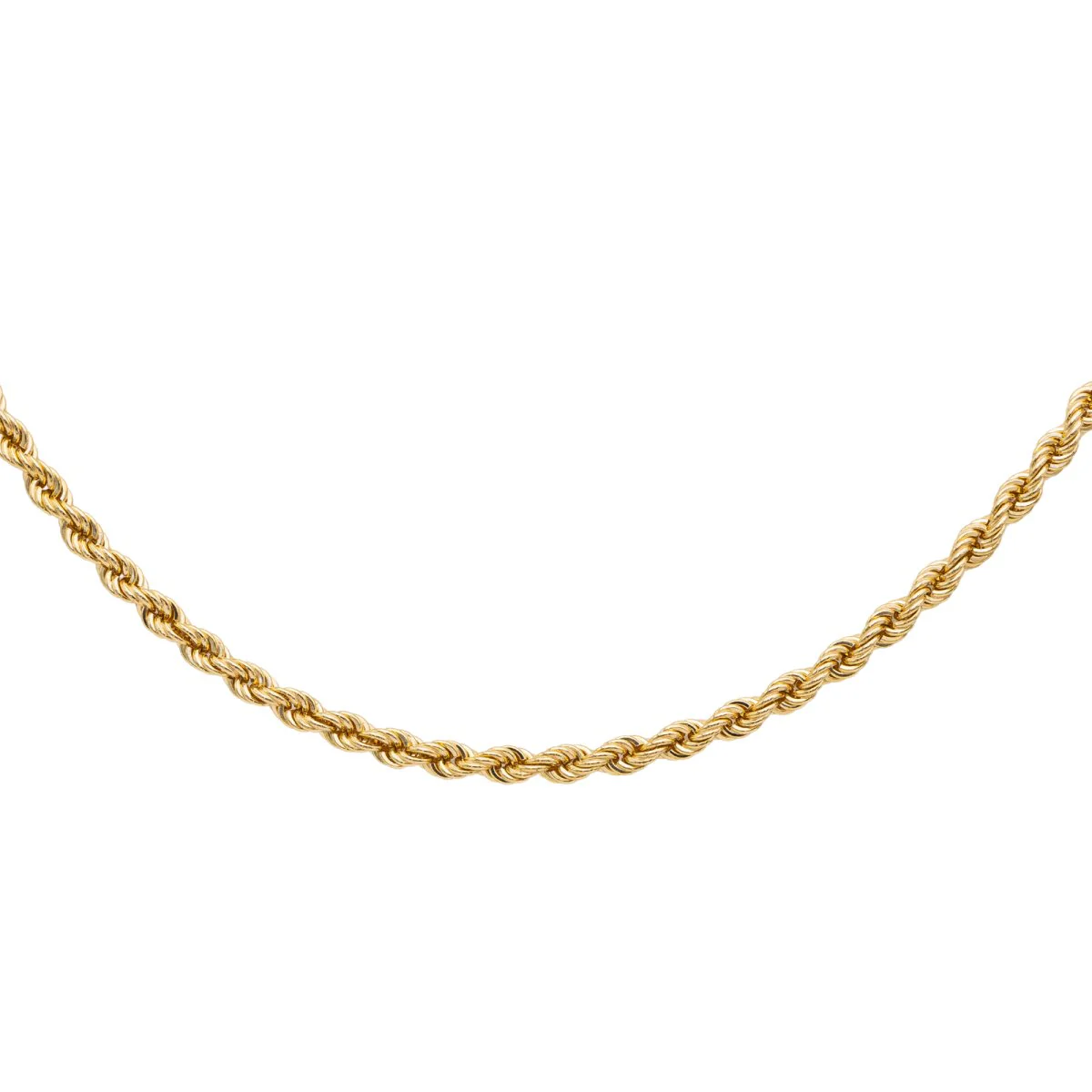Collier Maille torsadée Or jaune - Image 3