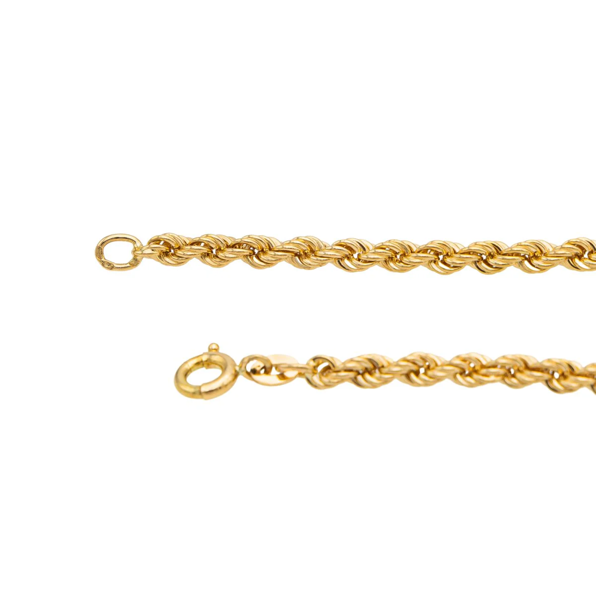 Collier Maille torsadée Or jaune - Image 6