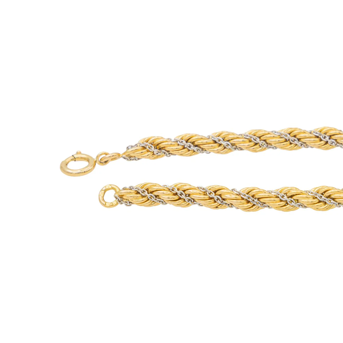 Collier Maille torsadée Or jaune - Image 6