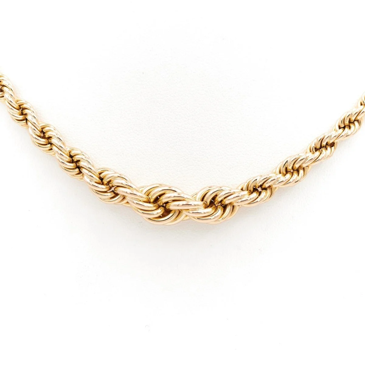 Collier Maille torsadée Or jaune - Image 6