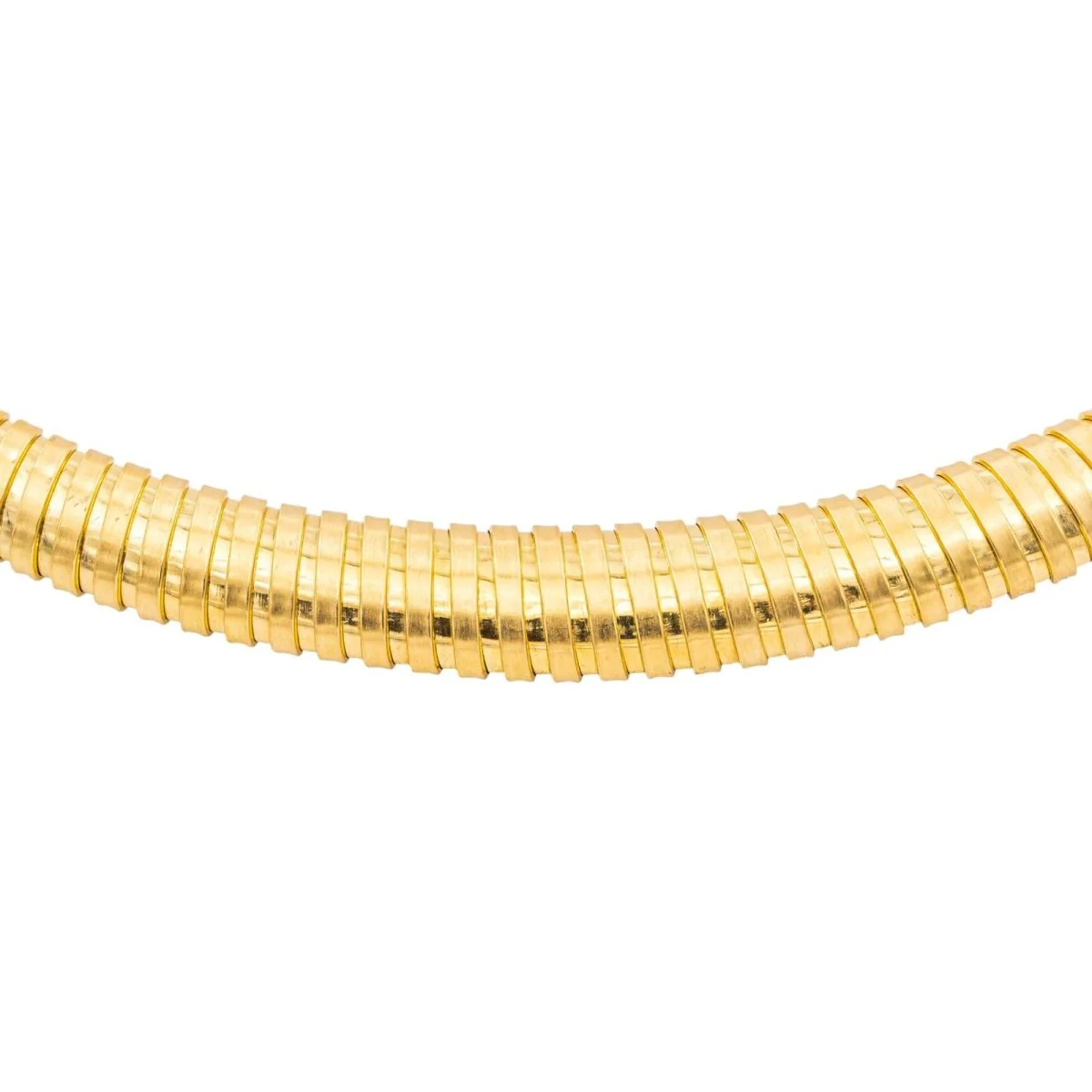 Collier Tubogas en or jaune - Image 4