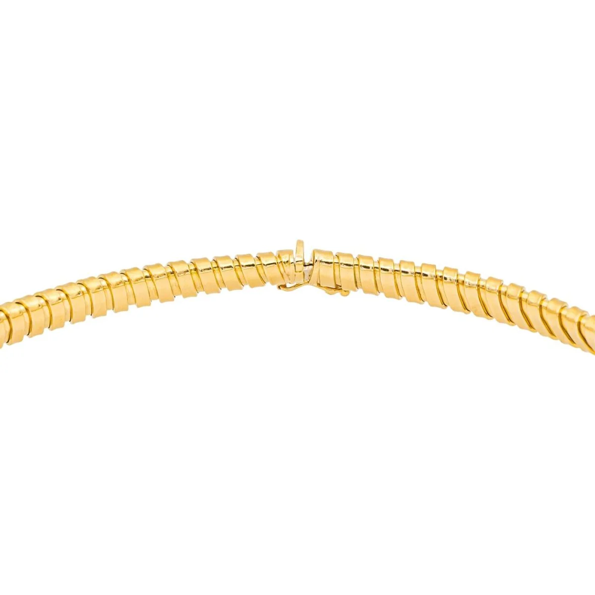 Collier Tubogas en or jaune - Image 5