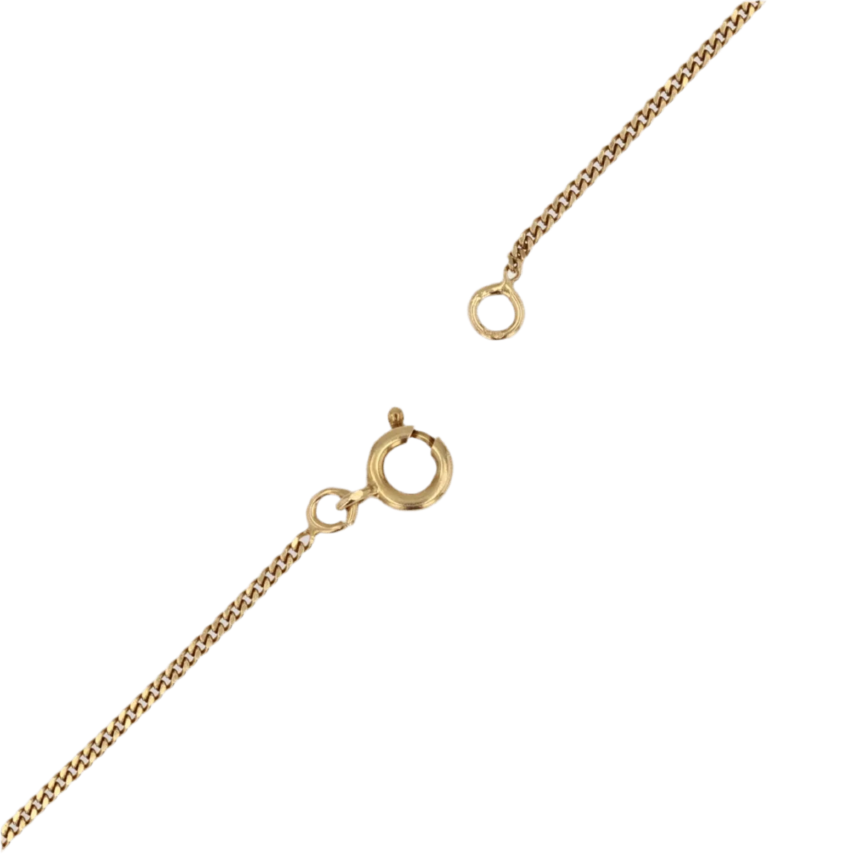 Collier Chaîne en or jaune, or rose, or vert, perles et diamant - Image 5