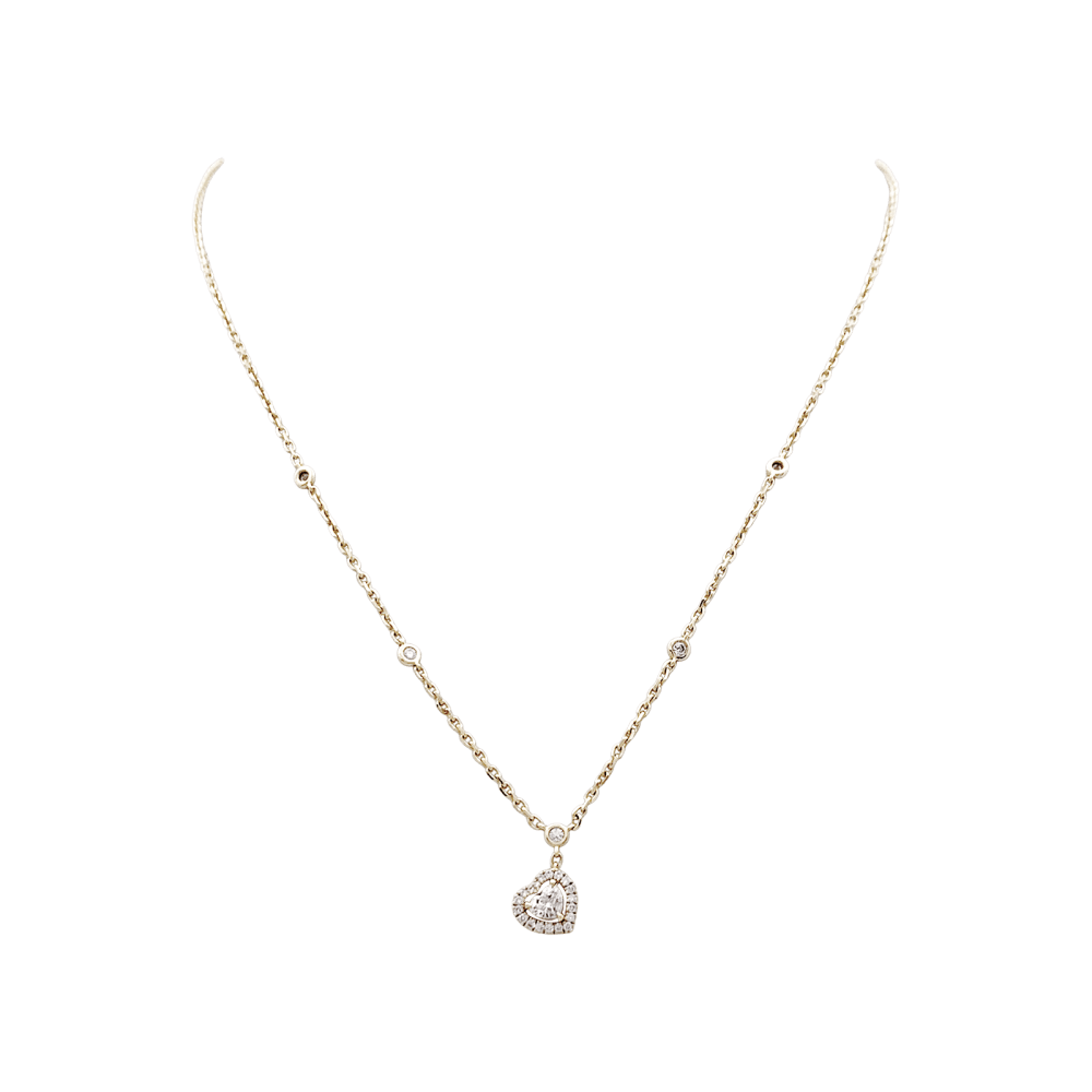 Collier Pendentif MESSIKA "Joy Heart" en or rose et diamants
