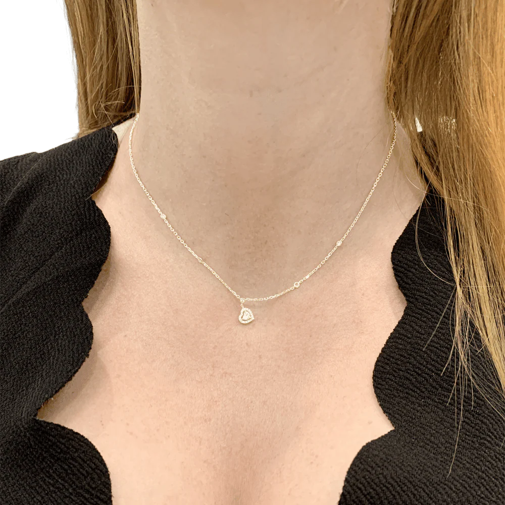 Collier Pendentif MESSIKA "Joy Heart" en or rose et diamants - Image 2