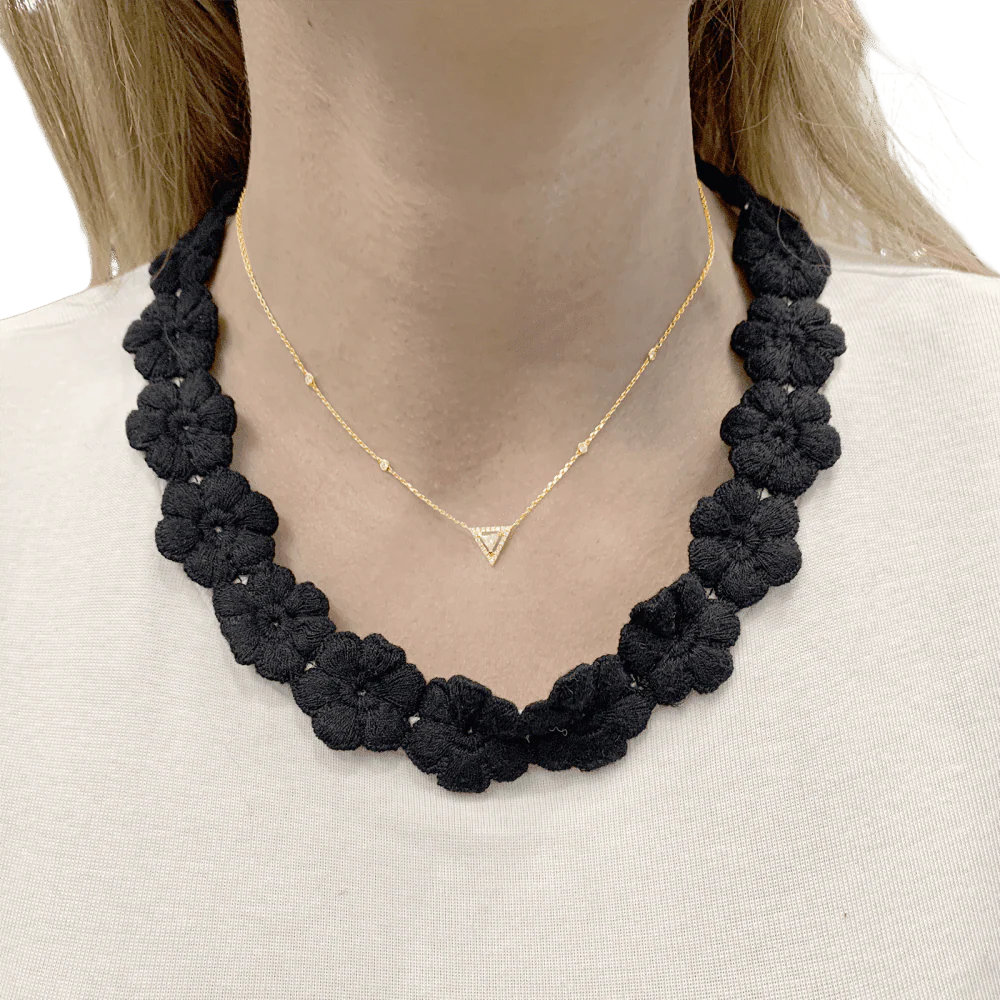 Collier Pendentif MESSIKA "Théa" en or rose et diamants - Image 2