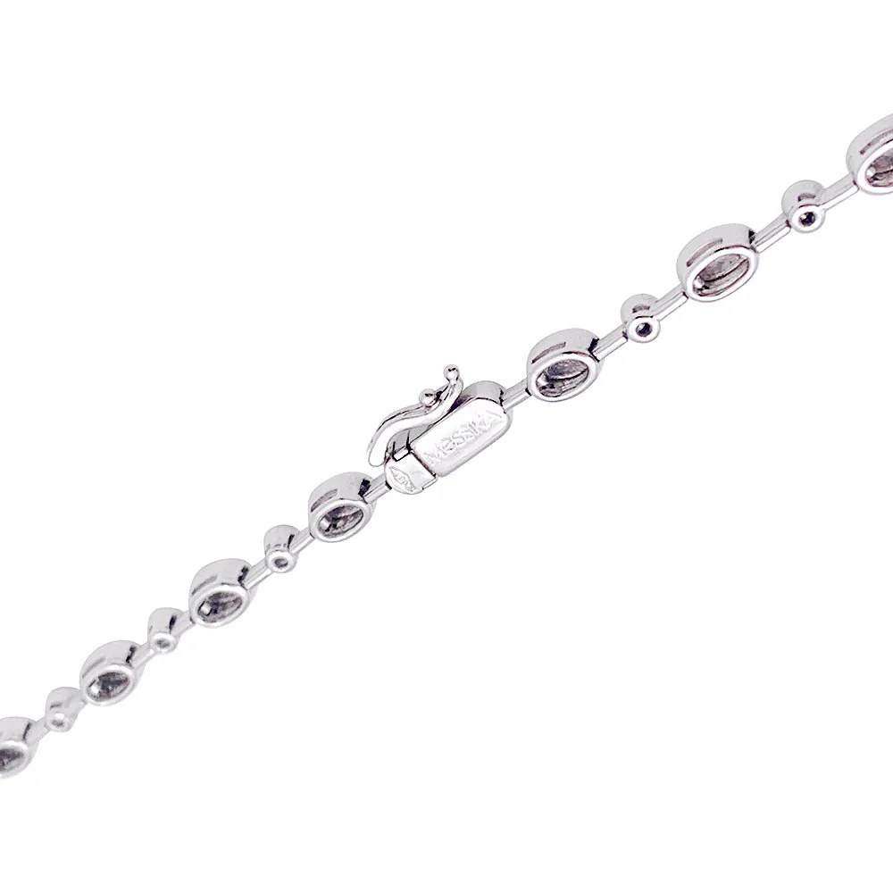Collier négligé MESSIKA en or blanc, diamants - Image 3