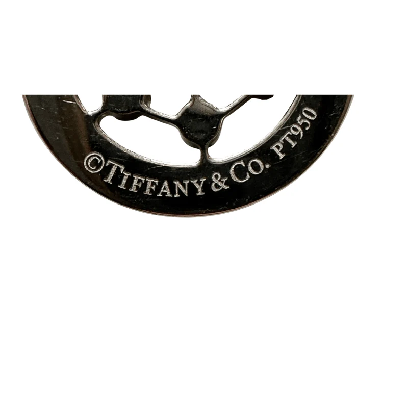 Collier Négligé TIFFANY & CO. "Voile diamant" en platine et diamants - Image 5