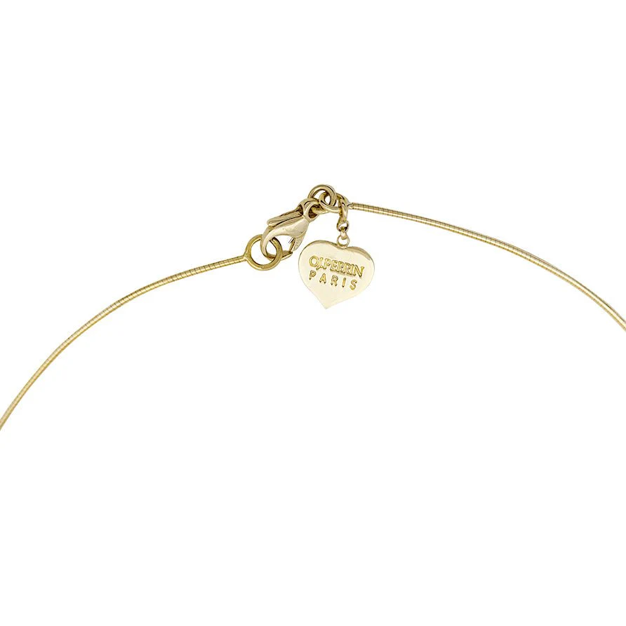Collier PERRIN “Coeur Légende” en or jaune - Image 6