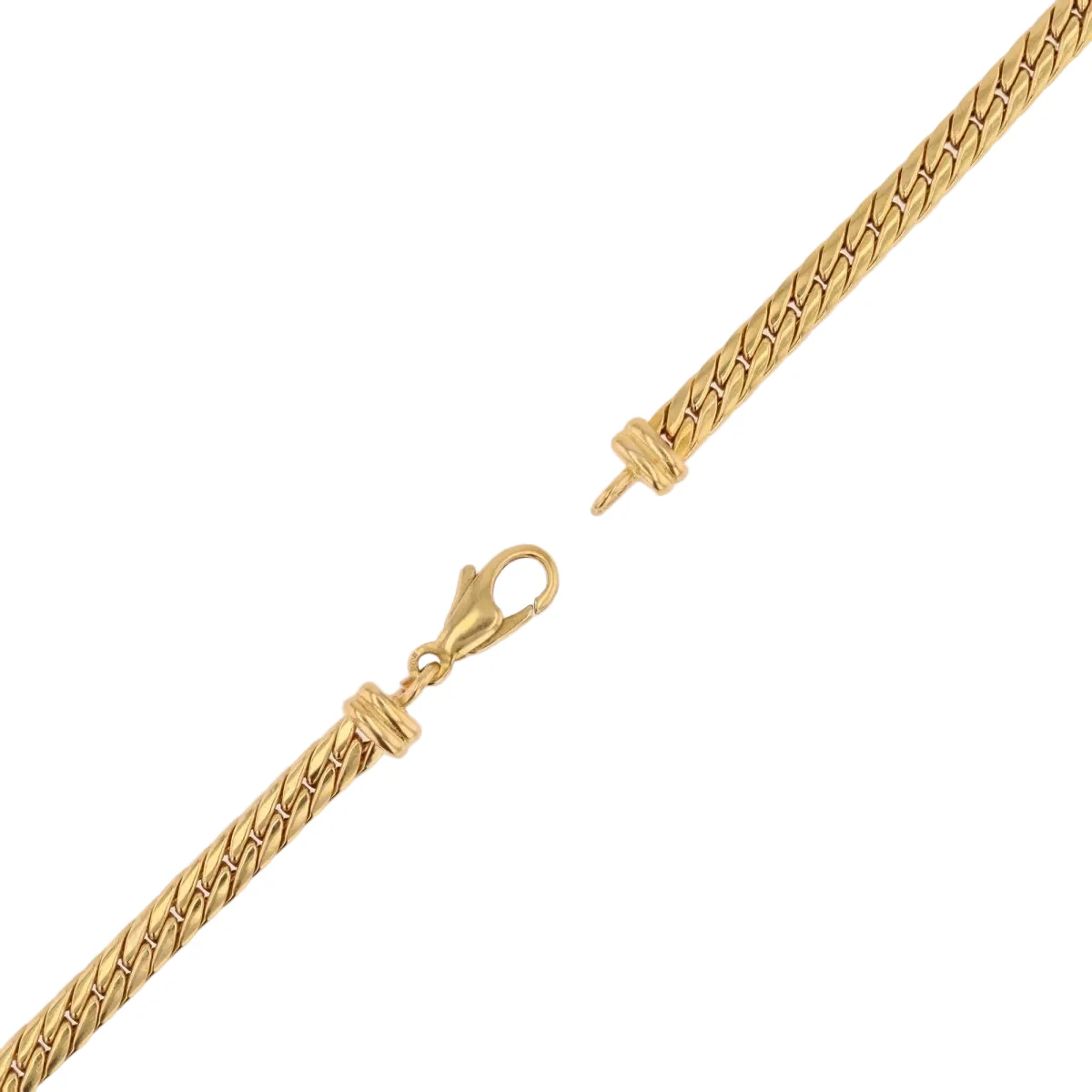 Collier Maille en or jaune, or blanc, émeraudes et diamants - Image 4