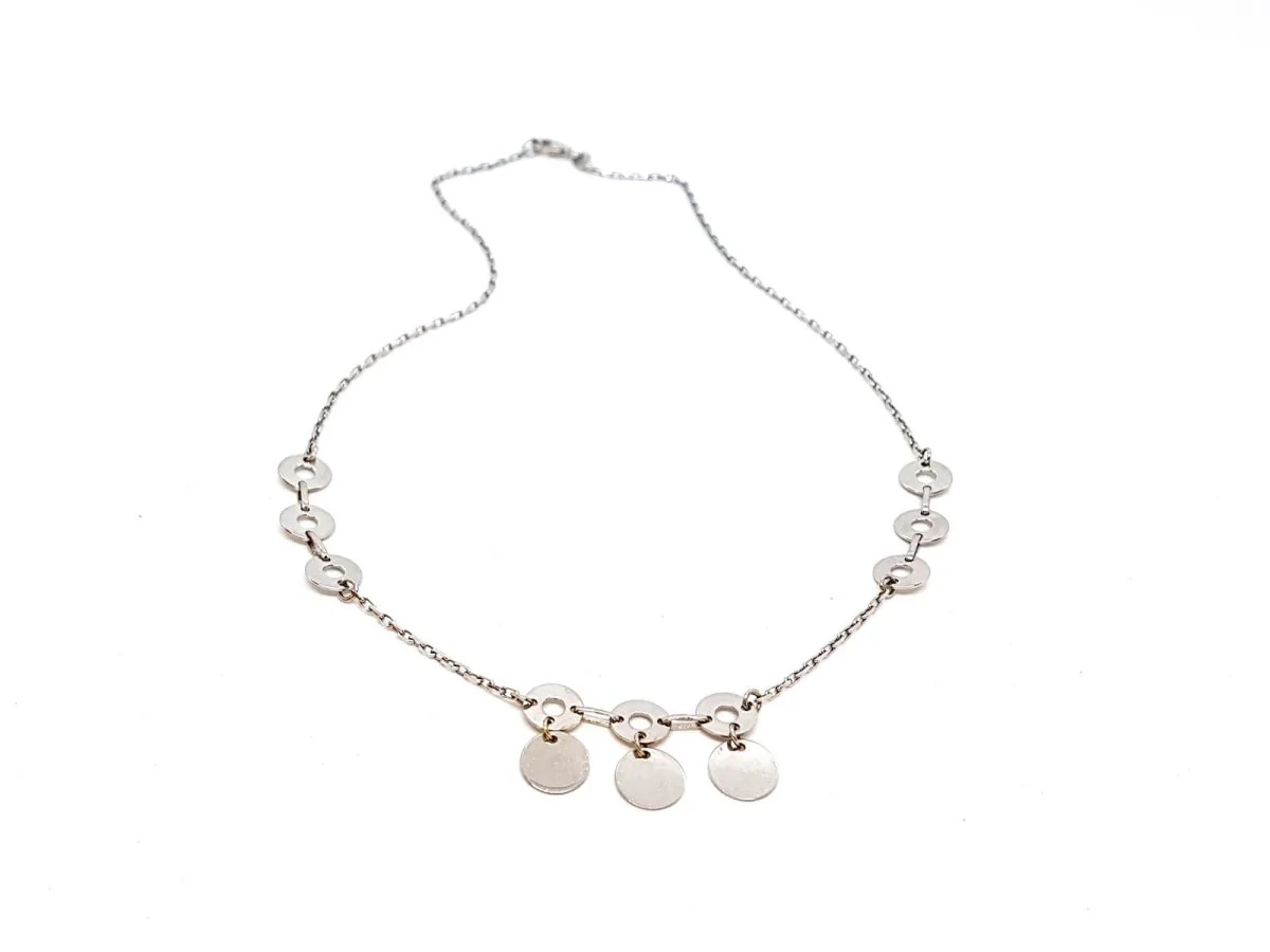 Collier Or blanc