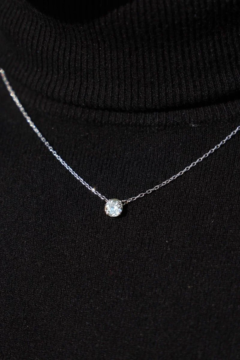Collier Or blanc Diamant - Image 2