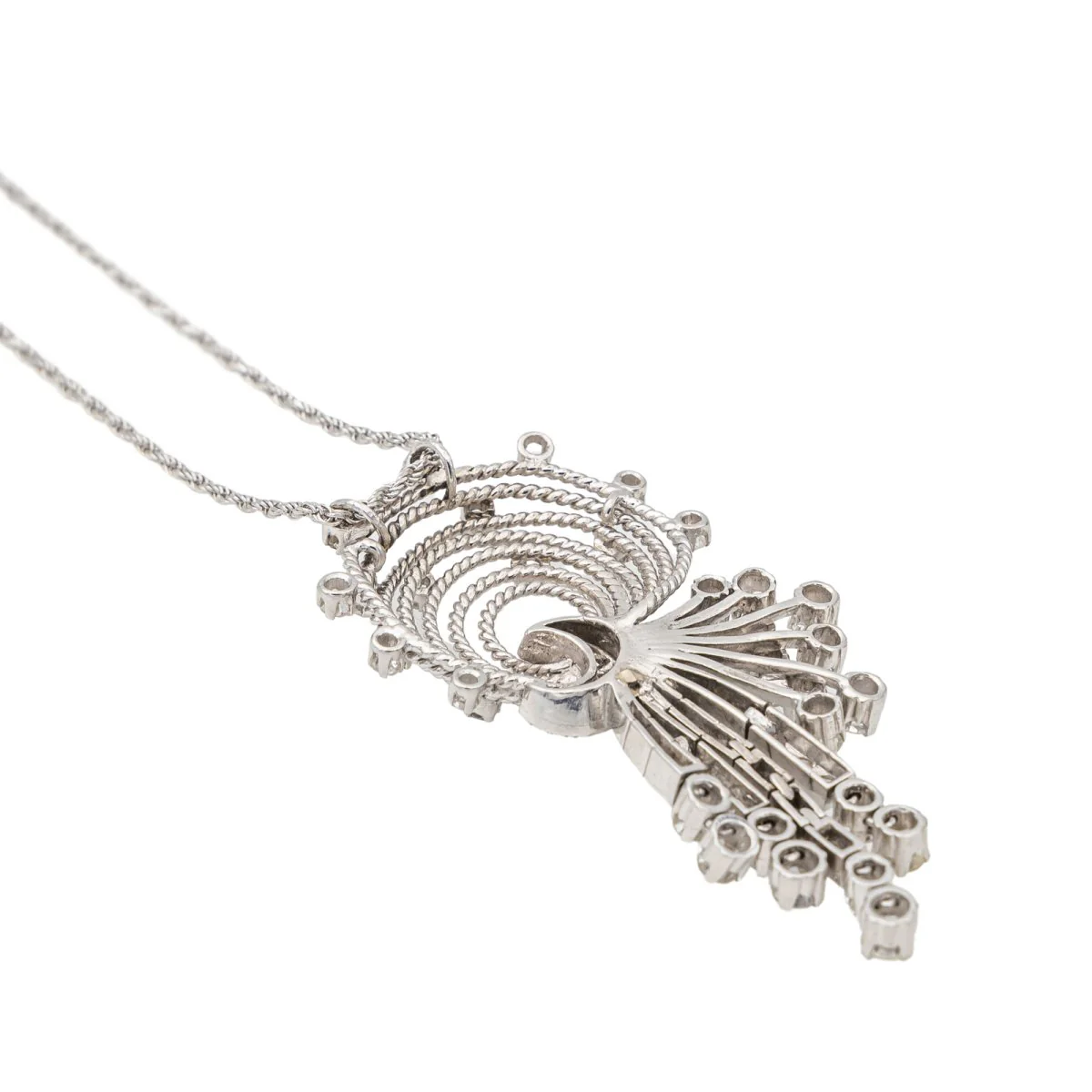Collier Or blanc Diamant - Image 5