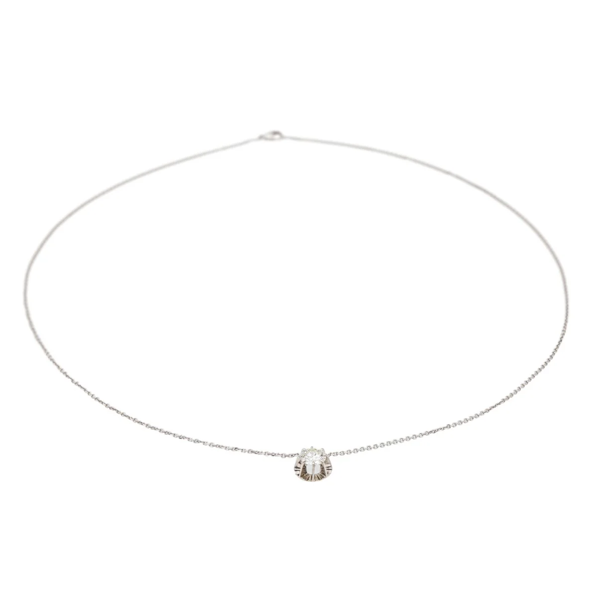 Collier Or blanc Diamant - Image 4