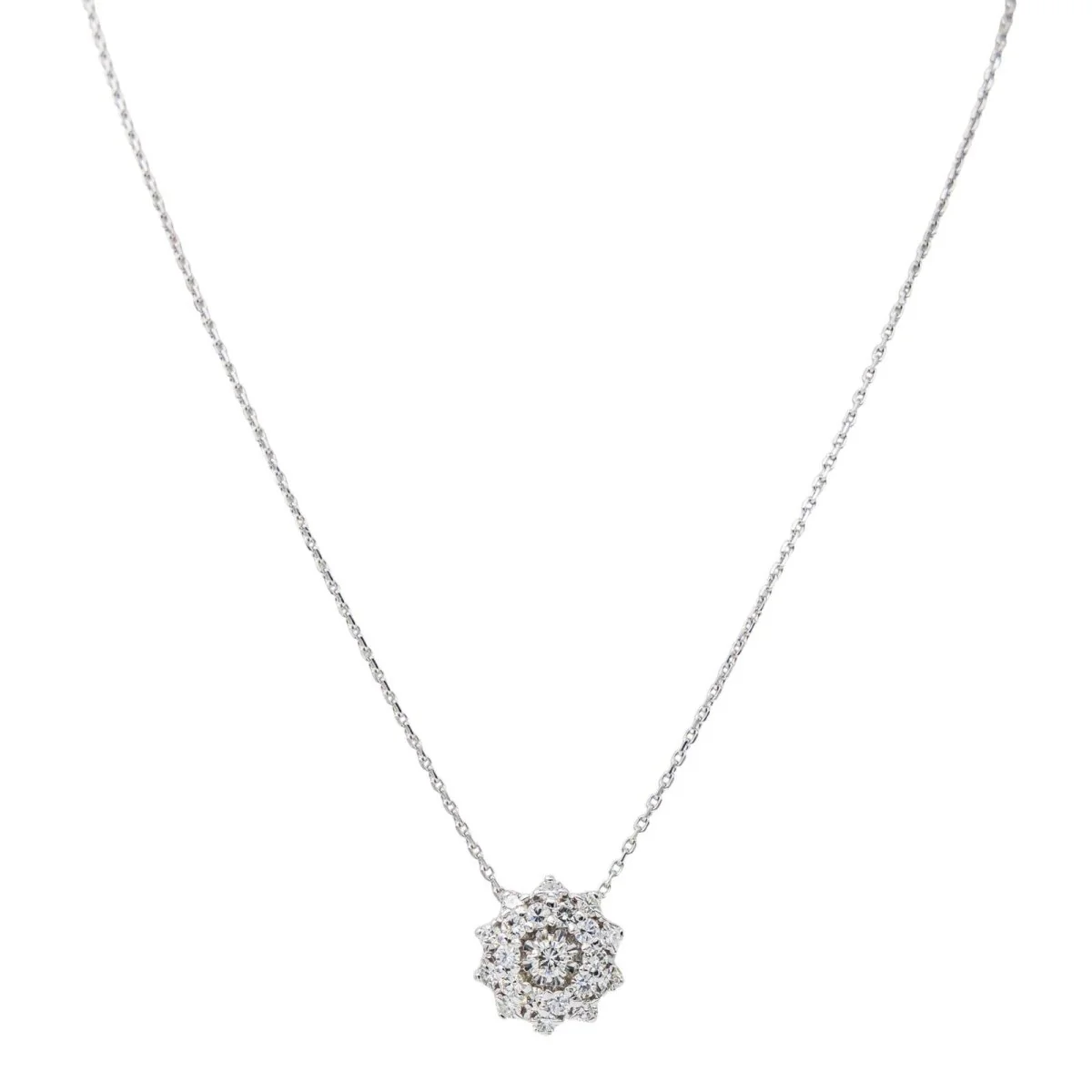 Collier Or blanc Diamant - Image 3