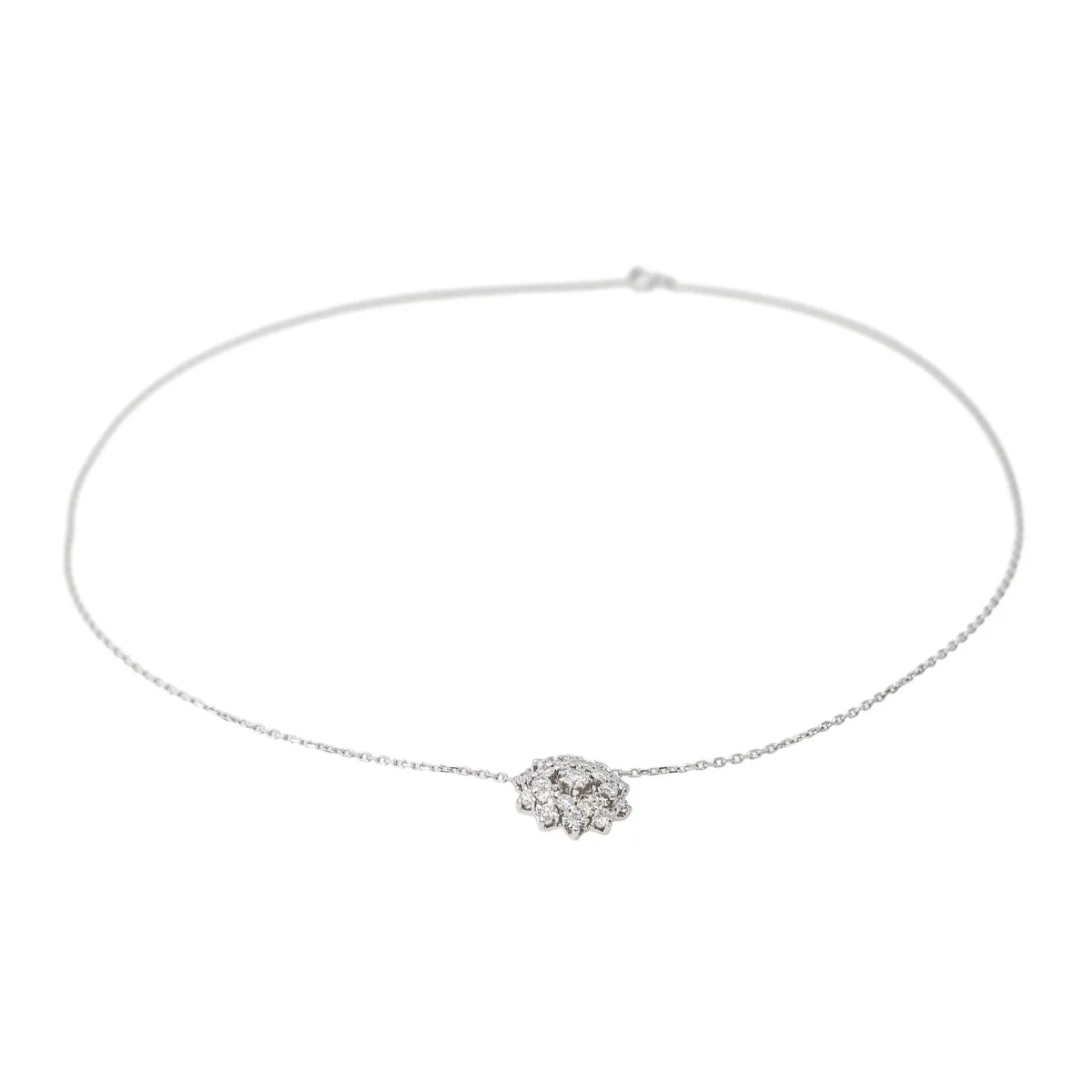 Collier Or blanc Diamant - Image 7