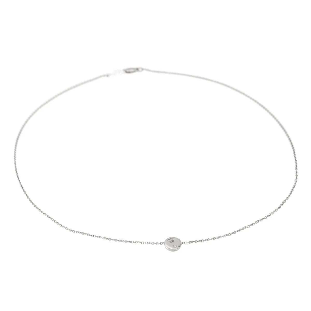 Collier Or blanc Diamant - Image 7
