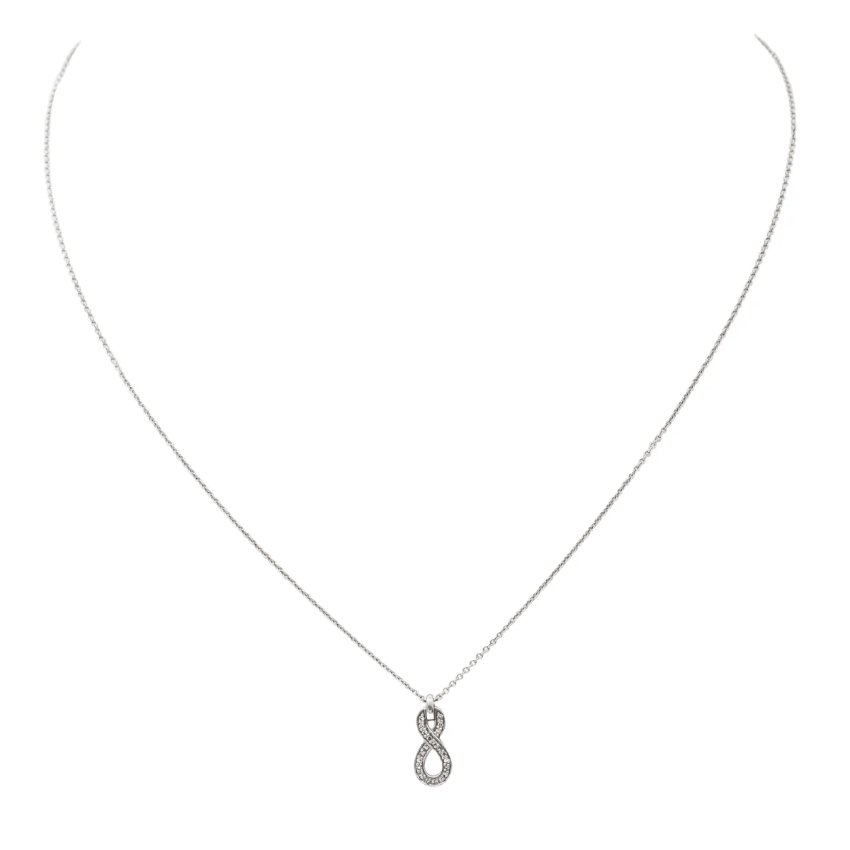 Collier  Or blanc Diamant - Image 3