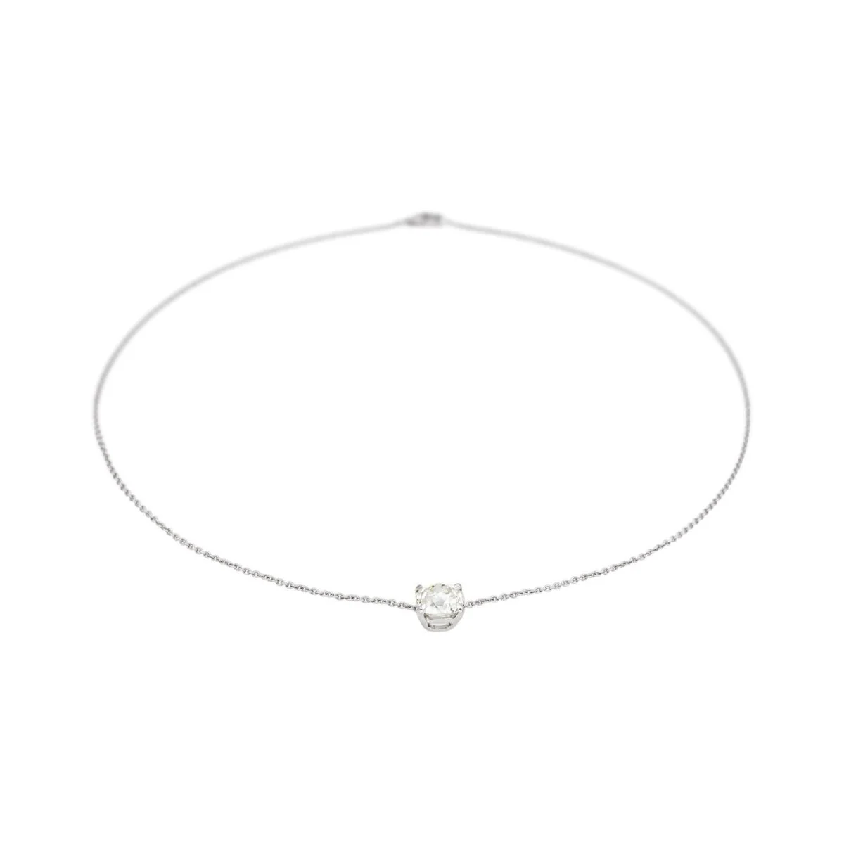 Collier Pendentif en or blanc et diamant - Image 4