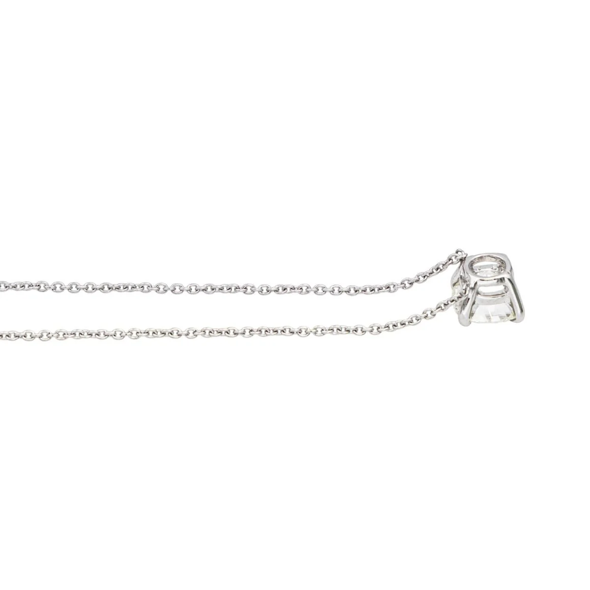 Collier Pendentif en or blanc et diamant - Image 6