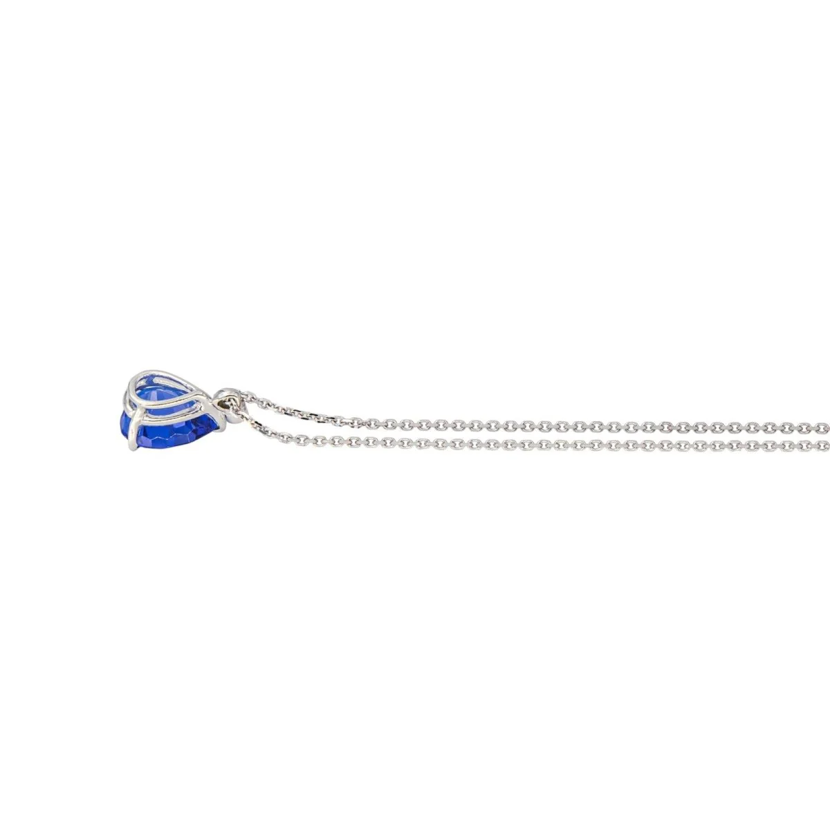 Collier Pendentif en or blanc et tanzanite - Image 5