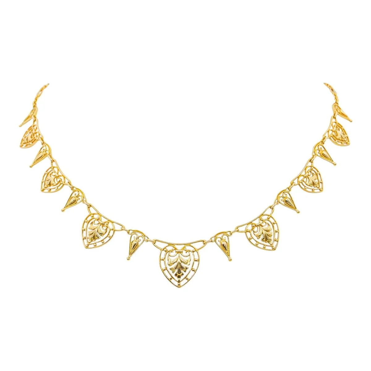 Collier Draperie en or jaune