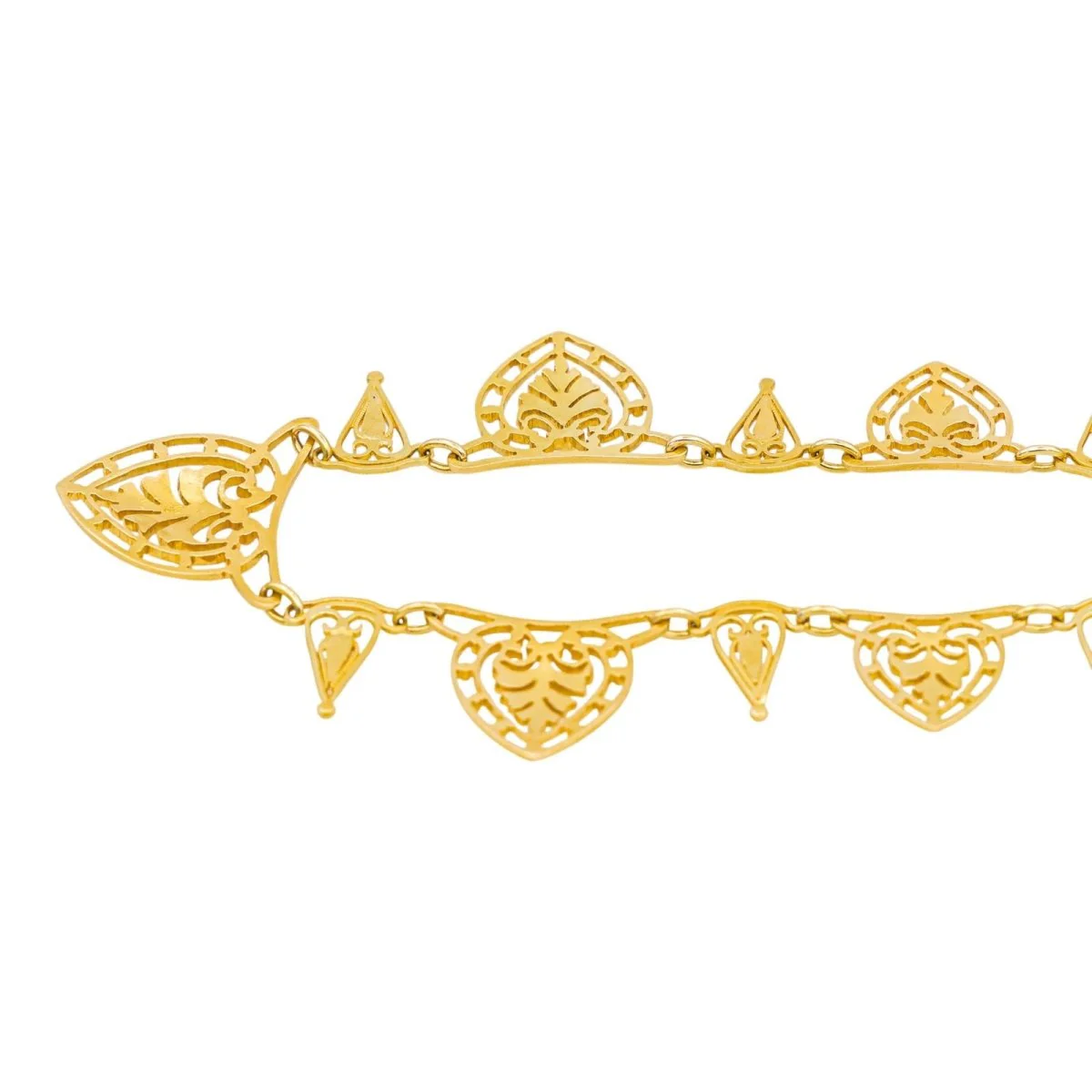 Collier Draperie en or jaune - Image 5